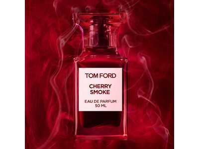 トム フォード ビューティ、ダークで官能的、くすぶる誘惑を表現した新作フレグランス、"チェリー スモーク オード パルファム スプレィ"登場