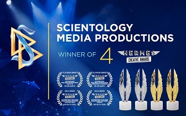 サイエントロジー メディア プロダクションズがHERMES CREATIVE AWARDS でプラチナアワードを受賞